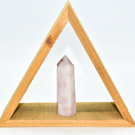 Pink Opal Crystal Point - Fucking Feisty